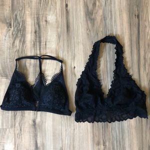 Two Black Victoria Secret Bras
